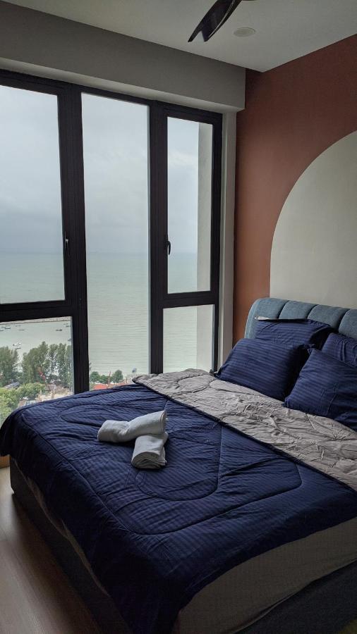 Jazz 313 Cosy 2-Bedroom Suite With Pool & Seaview Bagan Jermal Kültér fotó